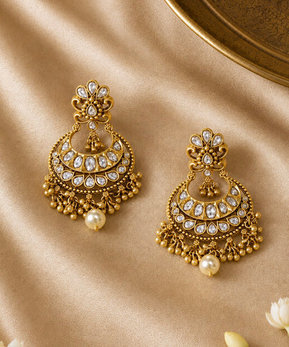 Heeri Chand Kundan Earrings