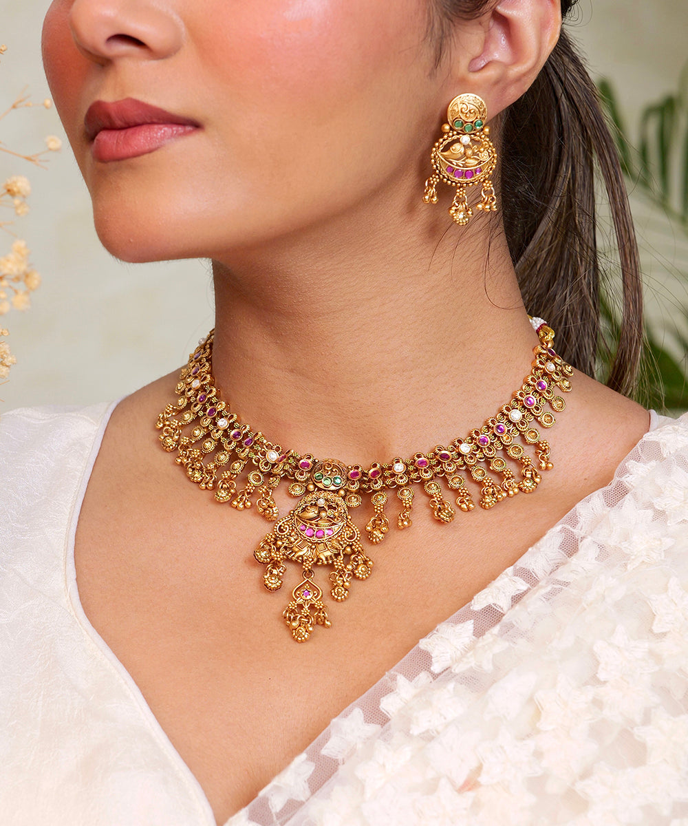 Moti Patti Heritage Choker Set