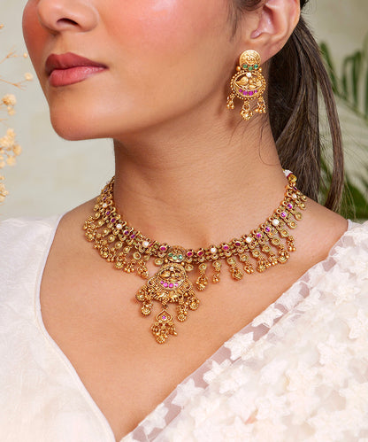 Moti Patti Heritage Choker Set