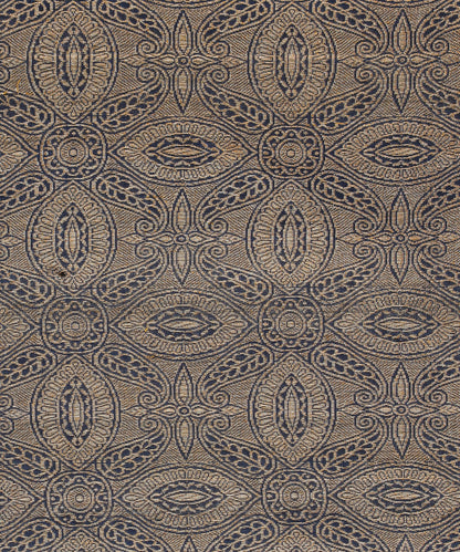 Blue Tested Zari Brocade Fabric