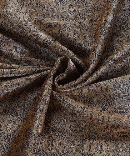 Blue Tested Zari Brocade Fabric