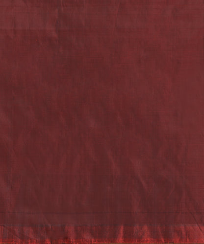 Red Handloom Cotton Silk Ikat Saree
