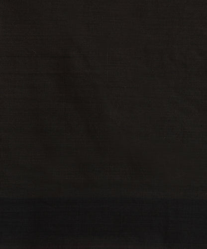 Teracotta Handloom Cotton Ikat Saree With Hans Motif