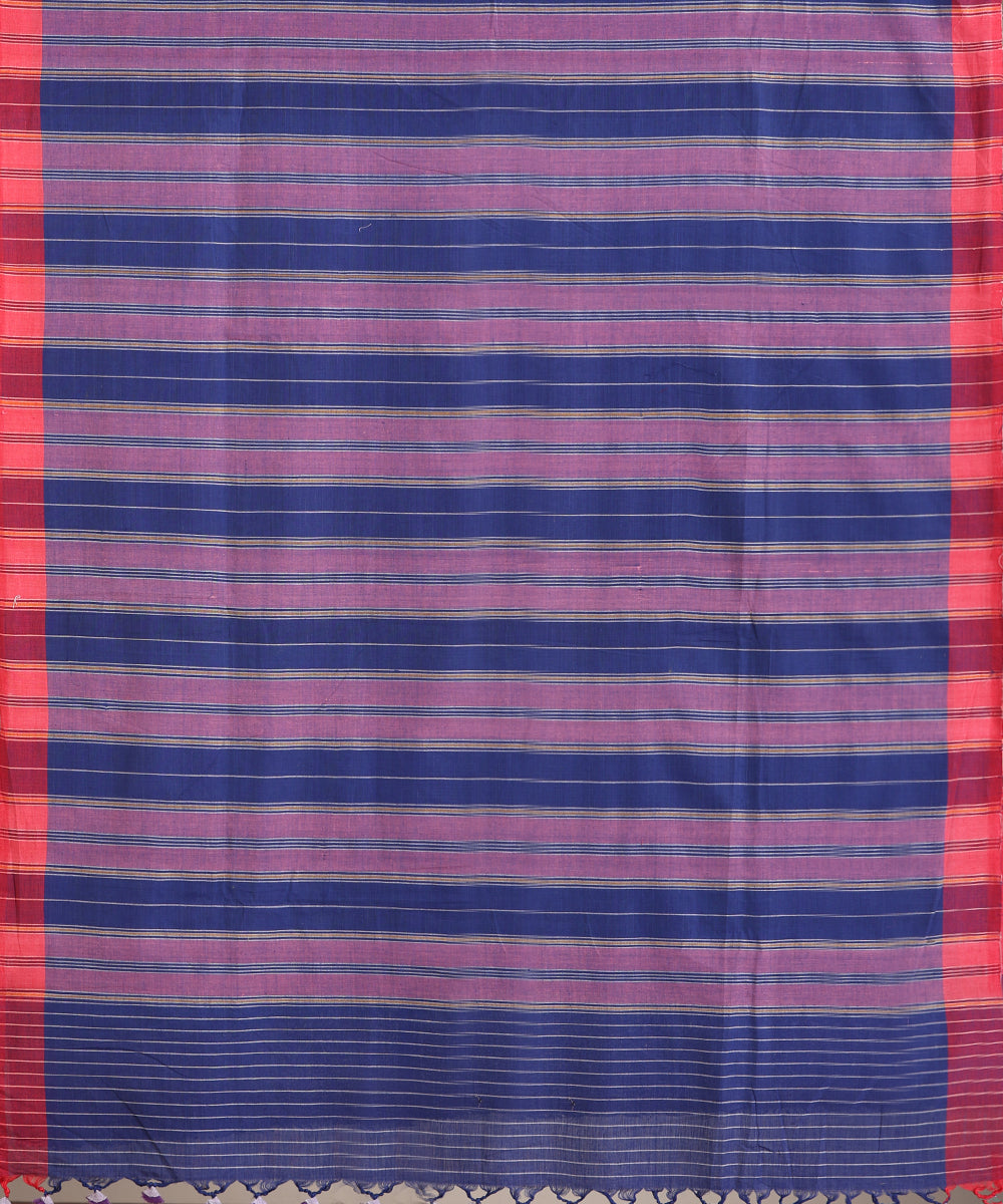 Purple Handloom Cotton Ikat Saree