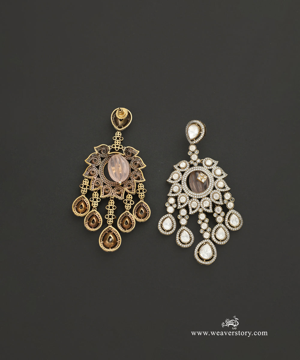 Anamika_Handcrafted_Earrings_With_Semi_Precious_Stone_WeaverStory_03