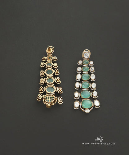 Amaira_Handcrafted_Earrings_With_Green_Semi_Precious_Stone_WeaverStory_03