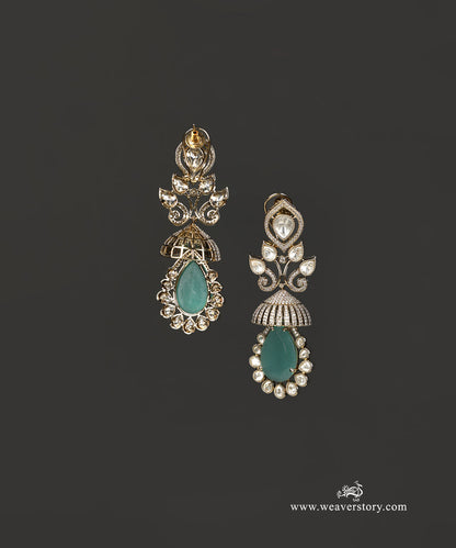 Bhavya_Handcrafted_Earrings_With_Semi_Precious_Stones_WeaverStory_03