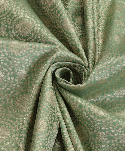 Mint Green Pure Katan Silk Handloom Banarasi Dupatta with Brocade Weave