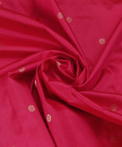 Handloom_Pink_Pure_Katan_Silk_Banarasi_Dupatta_With_Konia_And_Booti_WeaverStory_05