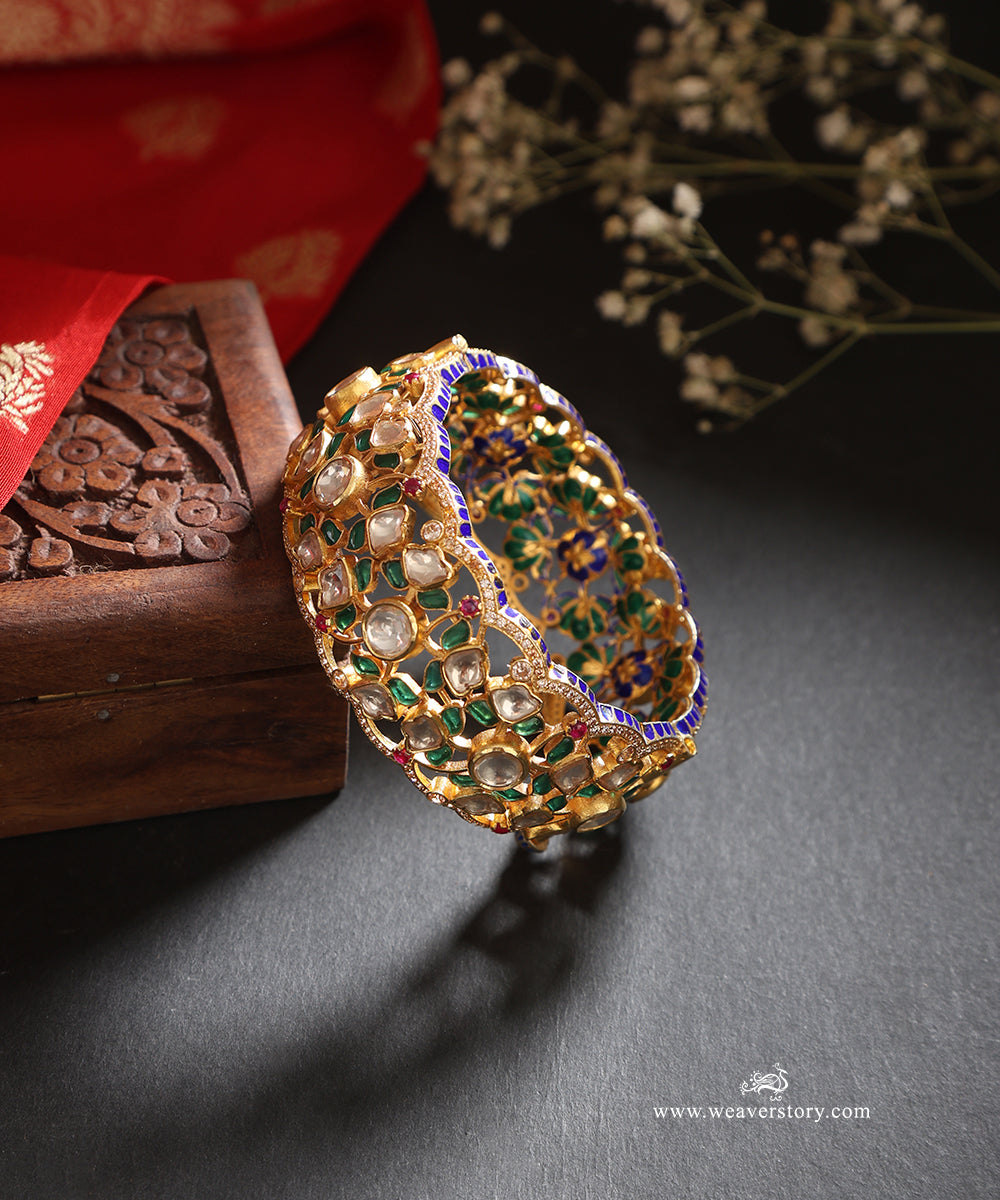 Bahar_Handcrafted_Silver_Openable_Bangles_With_Meenakari_Jadau_Work_WeaverStory_01