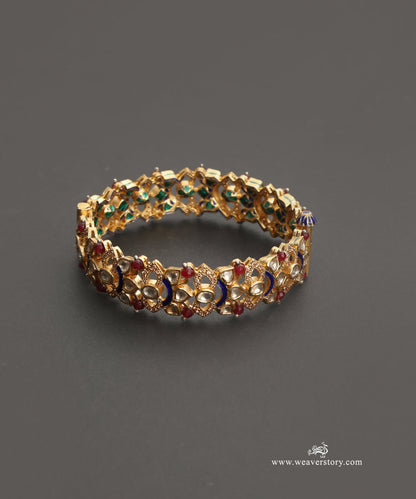 Delara_Handcrafted_Silver_Openable_Bangles_With_Meenakari_Jadau_Work_WeaverStory_03