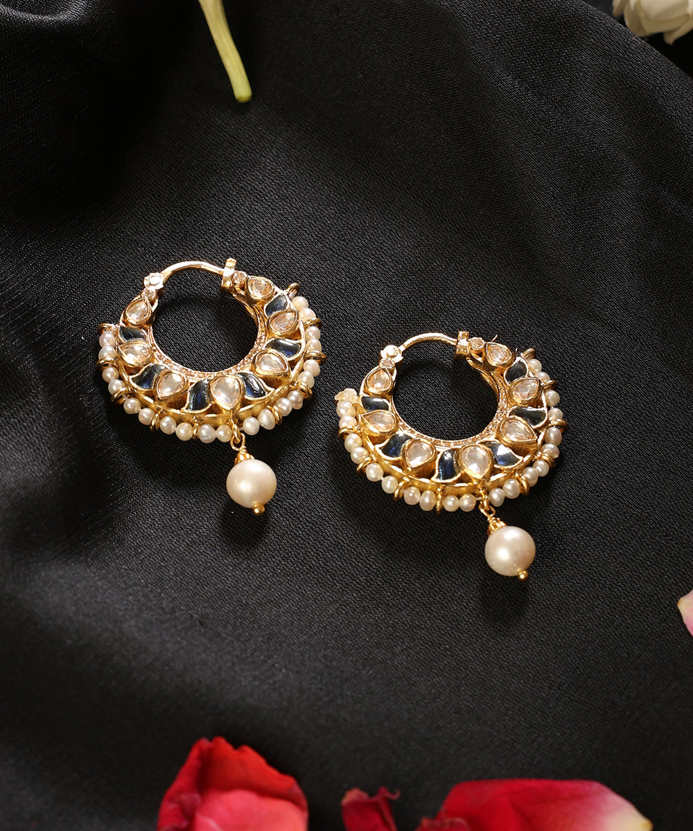 Neelambari_Blue_Meenakari_Kundan_Pearl_Bali_Earrings_WeaverStory_01