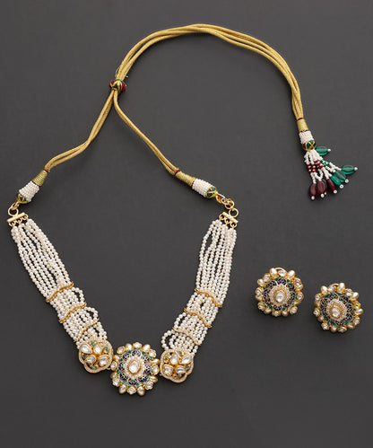 Padmaraga_Pearl_&amp;_Meenakari_Kundan_Choker_Set_WeaverStory_02
