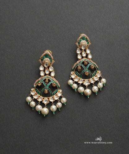 Samira_Handcrafted_Silver_Earrings_With_Meenakari_Jadau_Work_WeaverStory_02