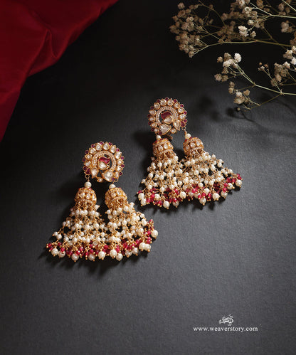 Zainab_Handcrafted_Silver_Earrings_With_Meenakari_Jadau_Work_WeaverStory_01