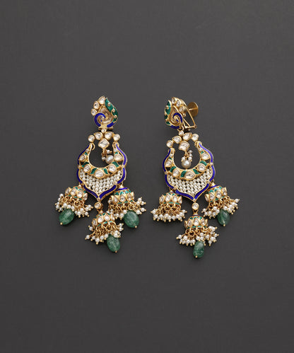 Rajmor_Gold-Plated_Silver_Meenakari_Chandbali_Earrings_WeaverStory_03