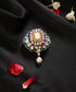 Neel_Kamal_Kundan_Brooch_with_Blue_Meenakari_&_Pearl_Drop_WeaverStory_01