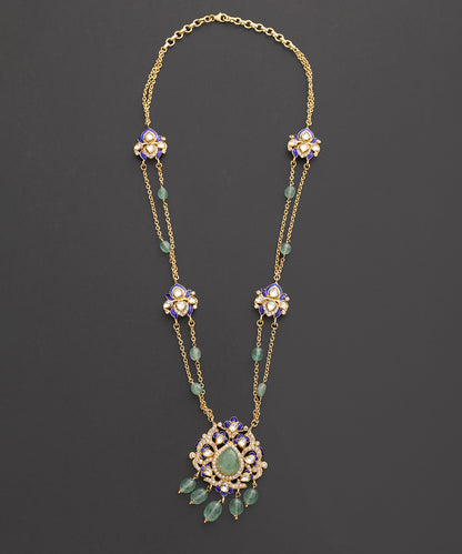 Neel_Gul_Green_Stone_&amp;_Blue_Meenakari_Necklace_WeaverStory_02
