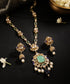 Aabha_Mint_Green_Kundan_Pendant_Set_with_Meenakari_WeaverStory_01