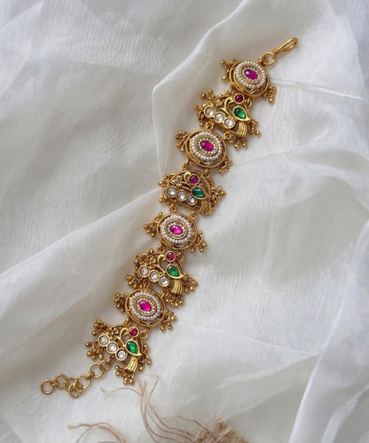 Panchi Temple Studded Bracelet