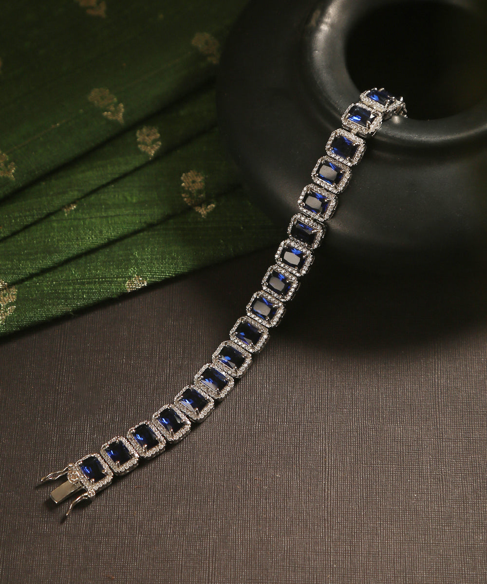Syha_Handcrafted_Bracelet_With_Blue_Semi_Precious_Stones_WeaverStory_01