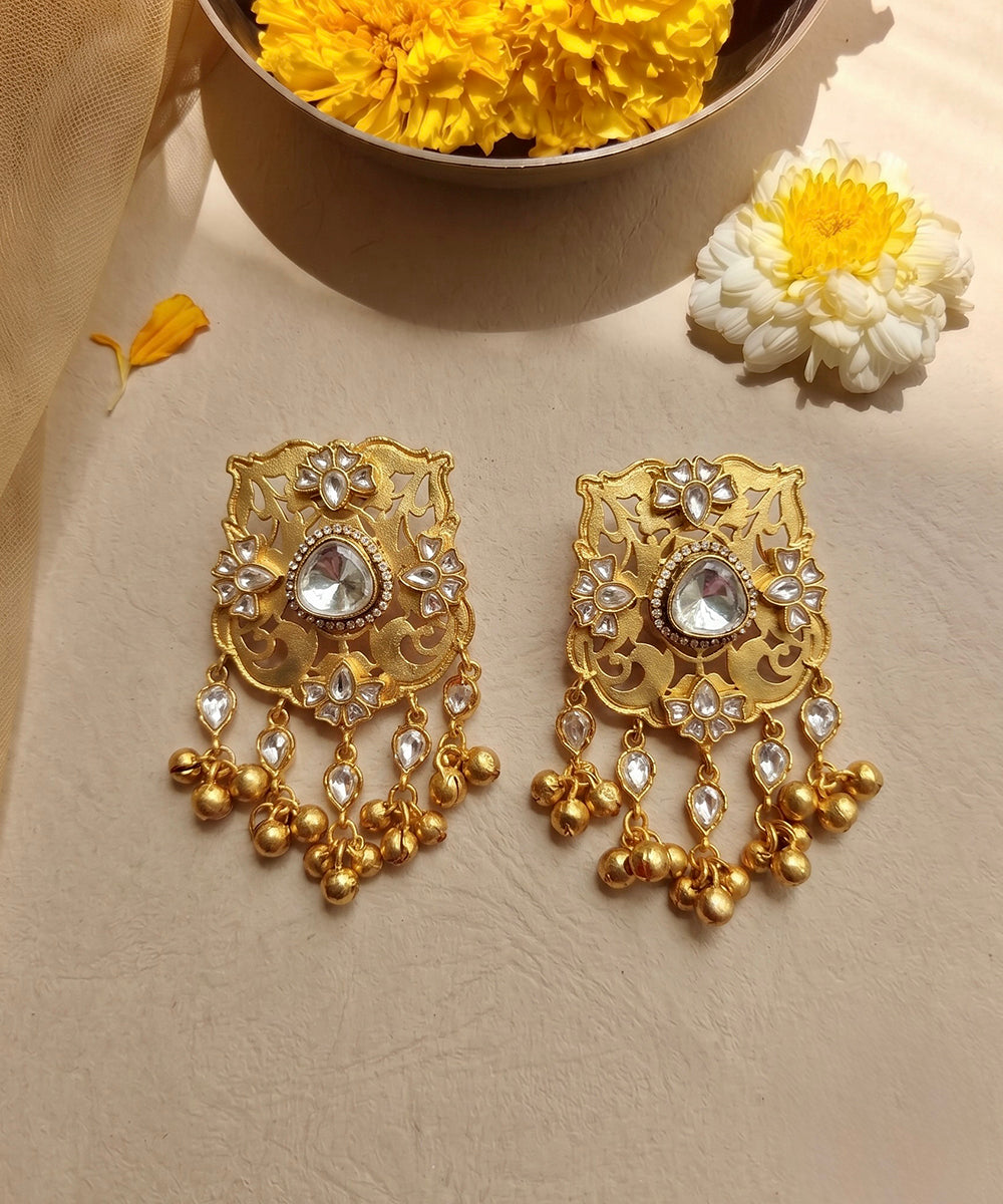 Kamalini Gold Tone Earrings