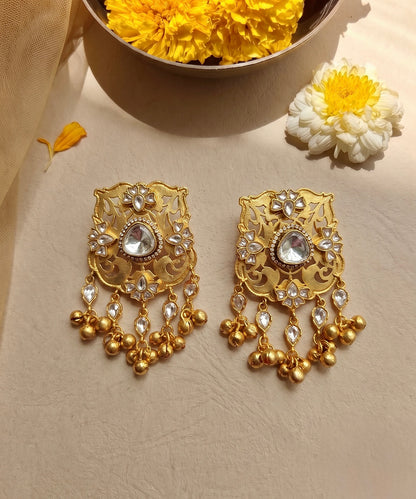 Kamalini Gold Tone Earrings