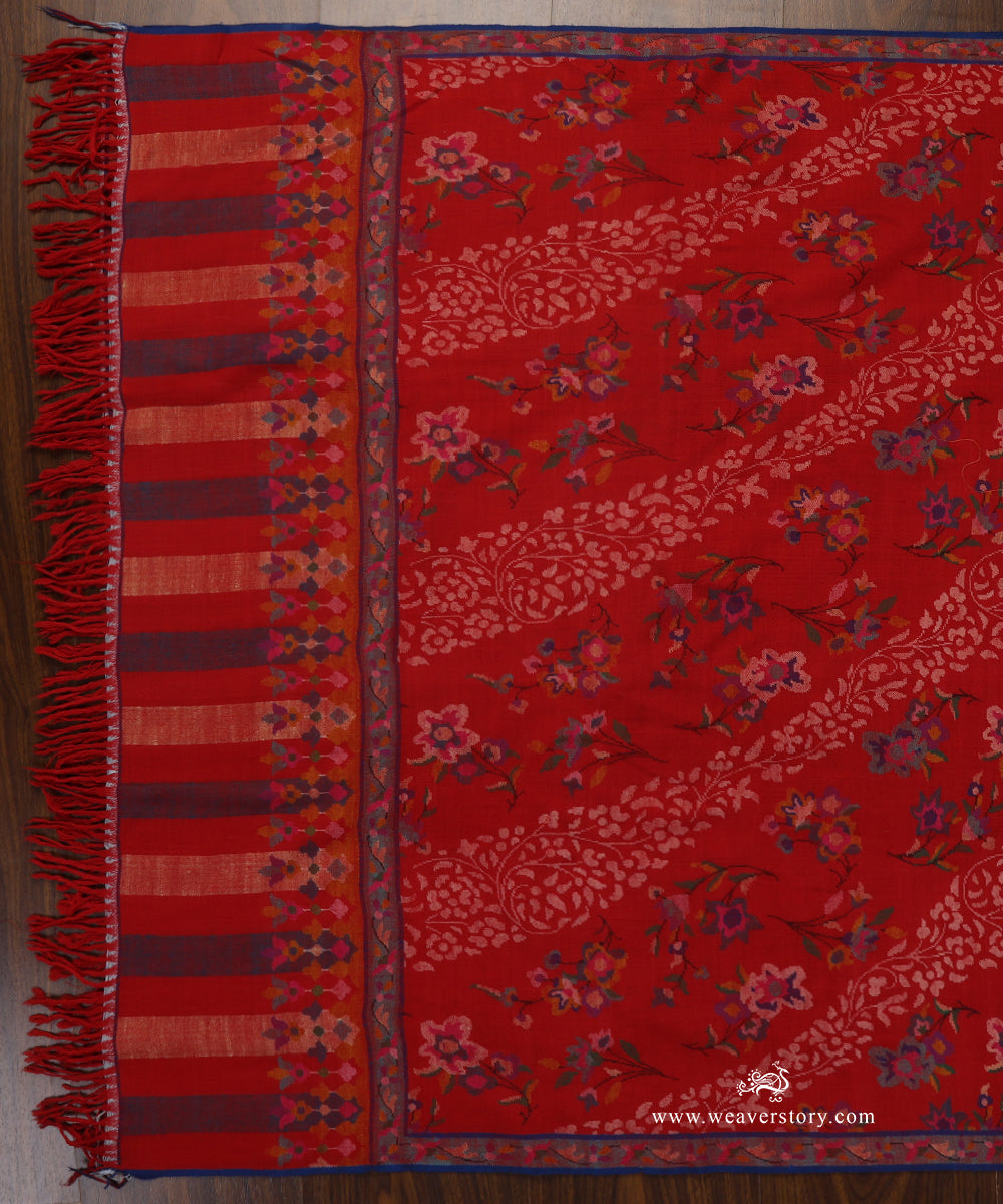 Red_Handwoven_Kani_Pure_Pashmina_Shawl_WeaverStory_02