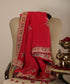 Bright_Red_Handloom_Organza_Zardozi_Embroidered_Dupatta_WeaverStory_01