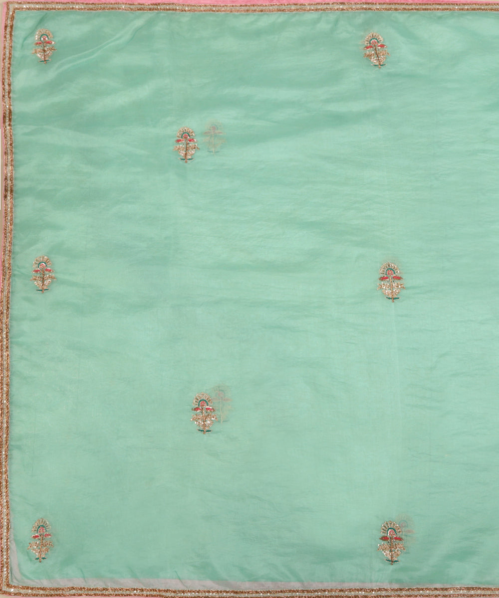 Ice_Blue_Handloom_Organza_Zardozi_Embroidered_Dupatta_WeaverStory_02