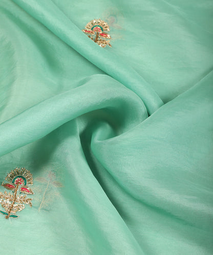 Ice_Blue_Handloom_Organza_Zardozi_Embroidered_Dupatta_WeaverStory_05