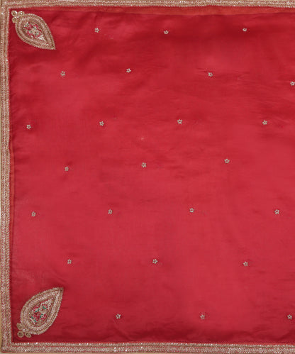 Bright_Red_Handloom_Zardozi_Embroidered_Pure_Organza_Dupatta_WeaverStory_02
