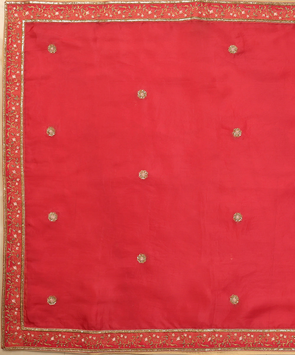 Rose_Pink_Handloom_Organza_Dupatta_With_Allover_Hand_Embroidered_Zardozi_Motifs_WeaverStory_02