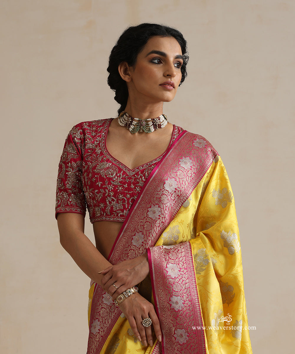 Hot_Pink_Chinia_Silk_Jaal_Embroidery_WeaverStory_01