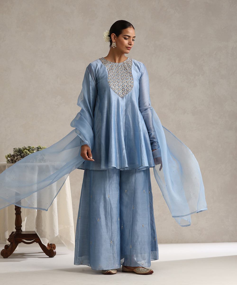 Light_Blue_Hand_Embroidered_Pure_Chanderi_Gota_Patti_Sharara_Set_WeaverStory_01