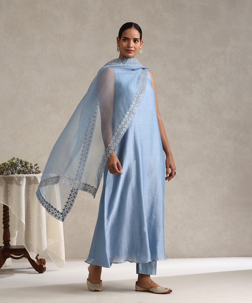 Light_Blue_Hand_Embroidered_Pure_Chanderi_Full_Lenght_Kurta_Set_WeaverStory_03