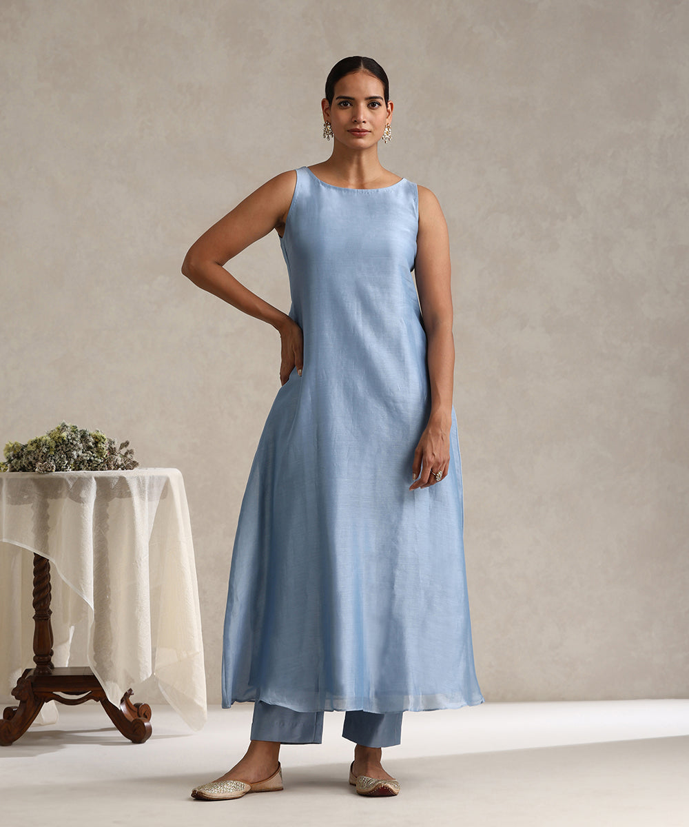 Light_Blue_Hand_Embroidered_Pure_Chanderi_Full_Lenght_Kurta_Set_WeaverStory_04