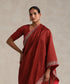 Maroon_Chanderi_Blouse_With_Gota_Patti_Hand_Embroidery_WeaverStory_01