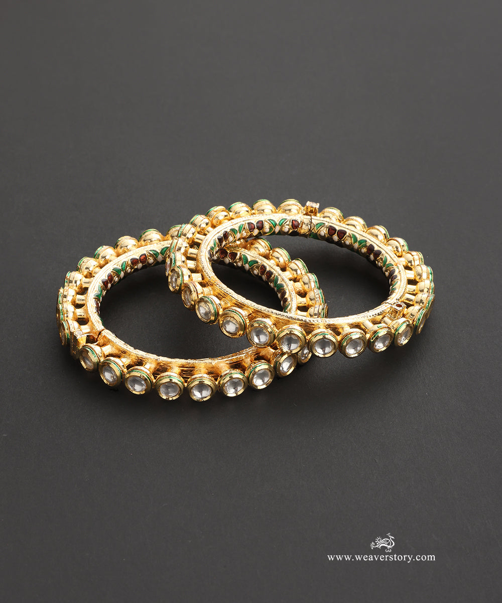 Shireen Handcrafted Gold Plated Alloy Bangles Set
