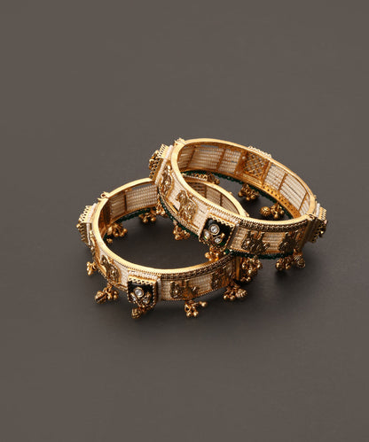 Kiara_Handcrafted_Alloy_Gold_Plated_Bangles_With_Semi_Precious_Stones_WeaverStory_02
