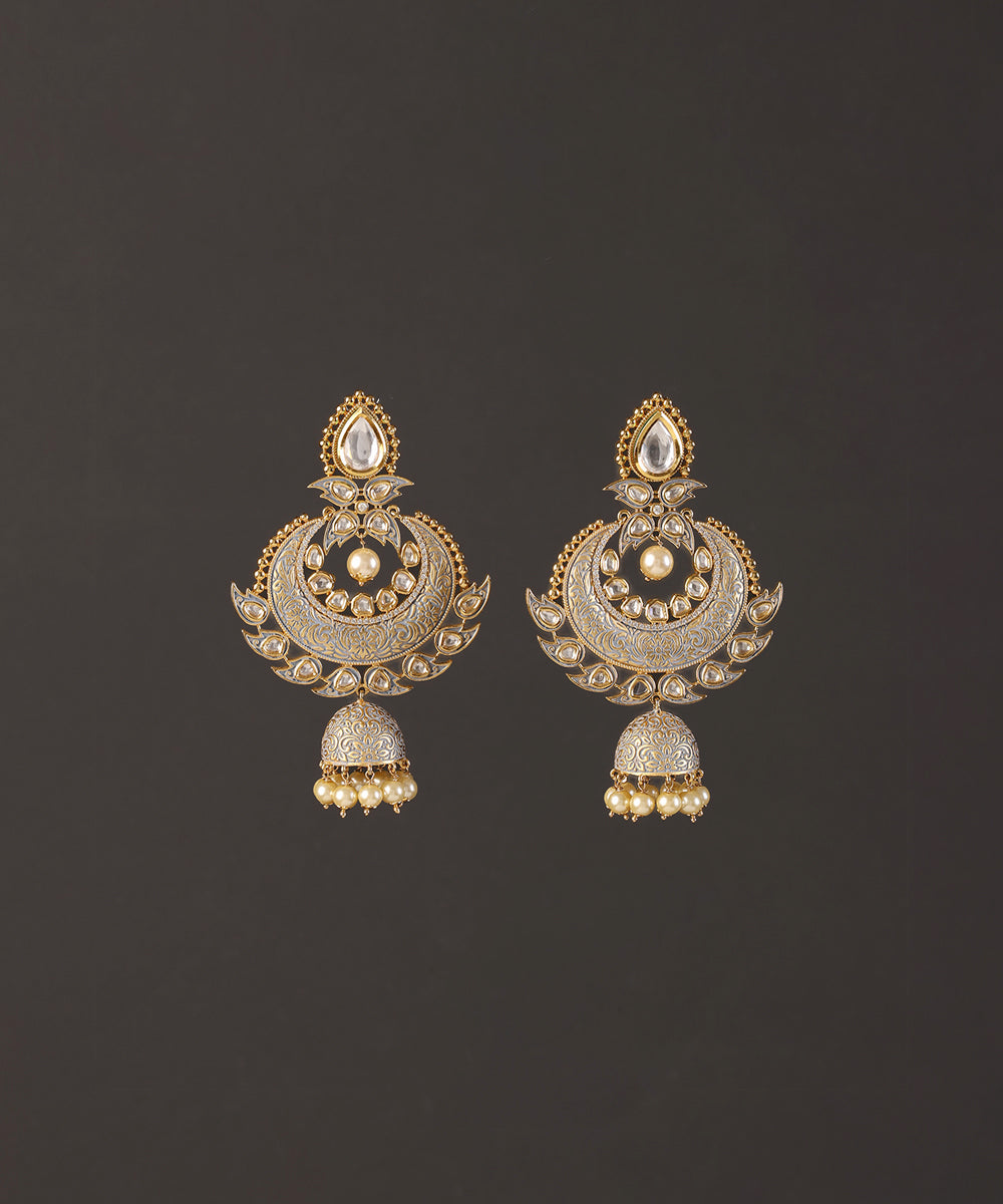 Zehmat_Handcrafted_Alloy_Gold_Plated_Chandbali_Earrings_WeaverStory_02