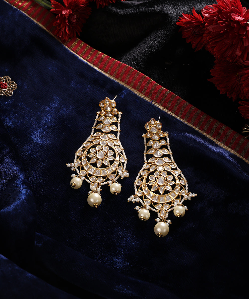 Jannat_Handcrafted_Alloy_Gold_Plated_Earrings_With_Semi_Precious_Stones_And_Pearls_WeaverStory_01