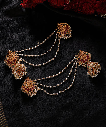 Ayat_Handcrafted_Alloy_Gold_Plated_Earrings_With_Kaanchain_And_Semi_Precious_Stones_WeaverStory_01