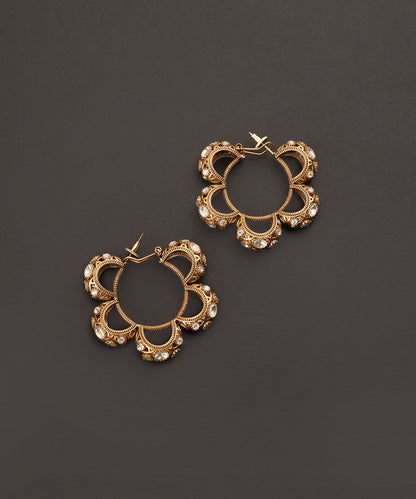 Sehar_Handcrafted_Alloy_Gold_Plated_Earrings_With_Semi_Precious_Stones_WeaverStory_02