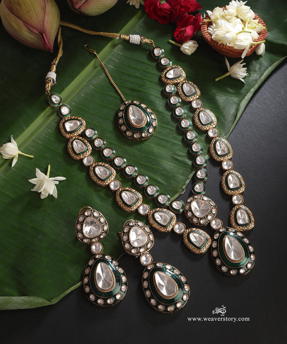 Ayat_Handcrafted_Do_Ladi_Alloy_Necklace_Set_With_Gold_Plating_WeaverStory_01