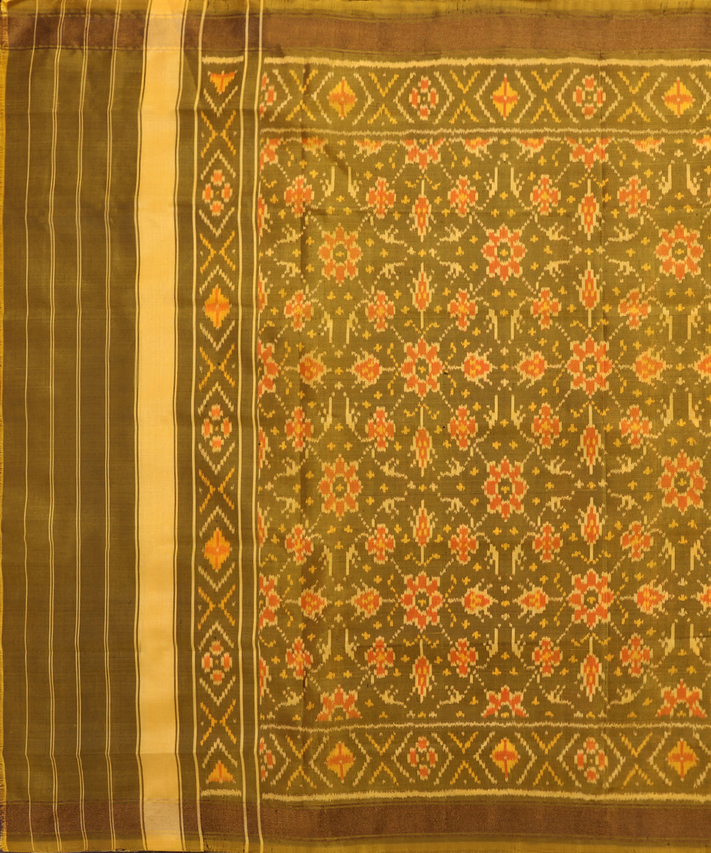 Mustard_Handloom_Pure_Mulberry_Silk_Ikat_Patola_Dupatta_WeaverStory_02