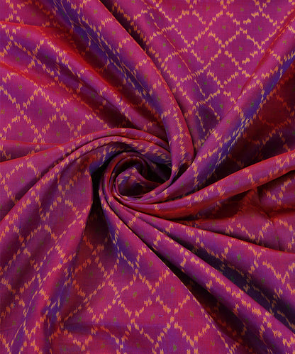 Handloom_Purple_Mulberry_Silk_Ikat_Patola_Dupatta_With_Tissue_Border_WeaverStory_05