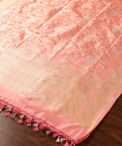 Light_Pink_Handloom_Pure_Katan_Silk_Banarasi_Dupatta_With_Mehraab_Jaal_And_Silver_Meena_WeaverStory_03