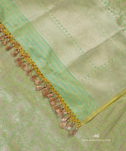 Handloom_Lemon_Green_Pure_Katan_Silk_Kimkhab_Shikargah_Banarasi_Dupatta_WeaverStory_04