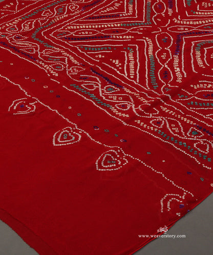 Handloom_Maroon_Pure_Georgette_Dupatta_WeaverStory_03